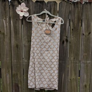 Blossom Boutique modern Metallics Gold Cover Up